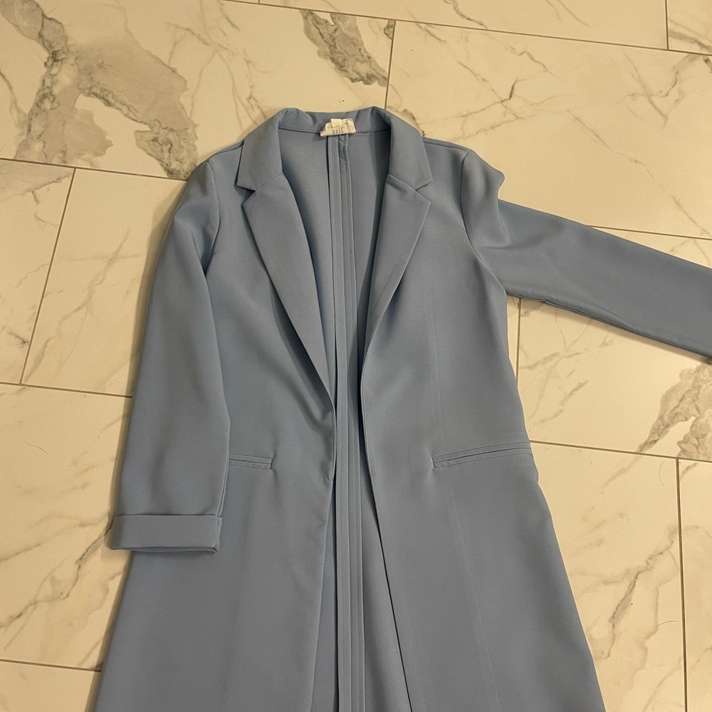 Baby blue blazer